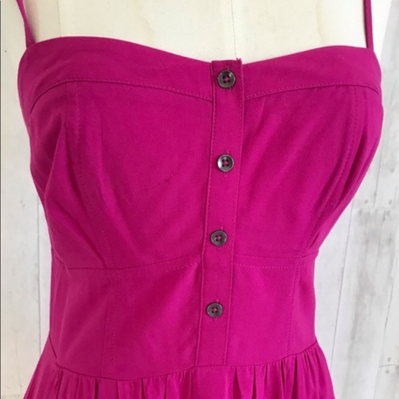 Express Fuschia Pink Spring Summer Dress- Size XS - Picture 3 of 5